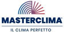 MASTERCLIMA logo with blue and maroon fan icon and the slogan “IL CLIMA PERFETTO”