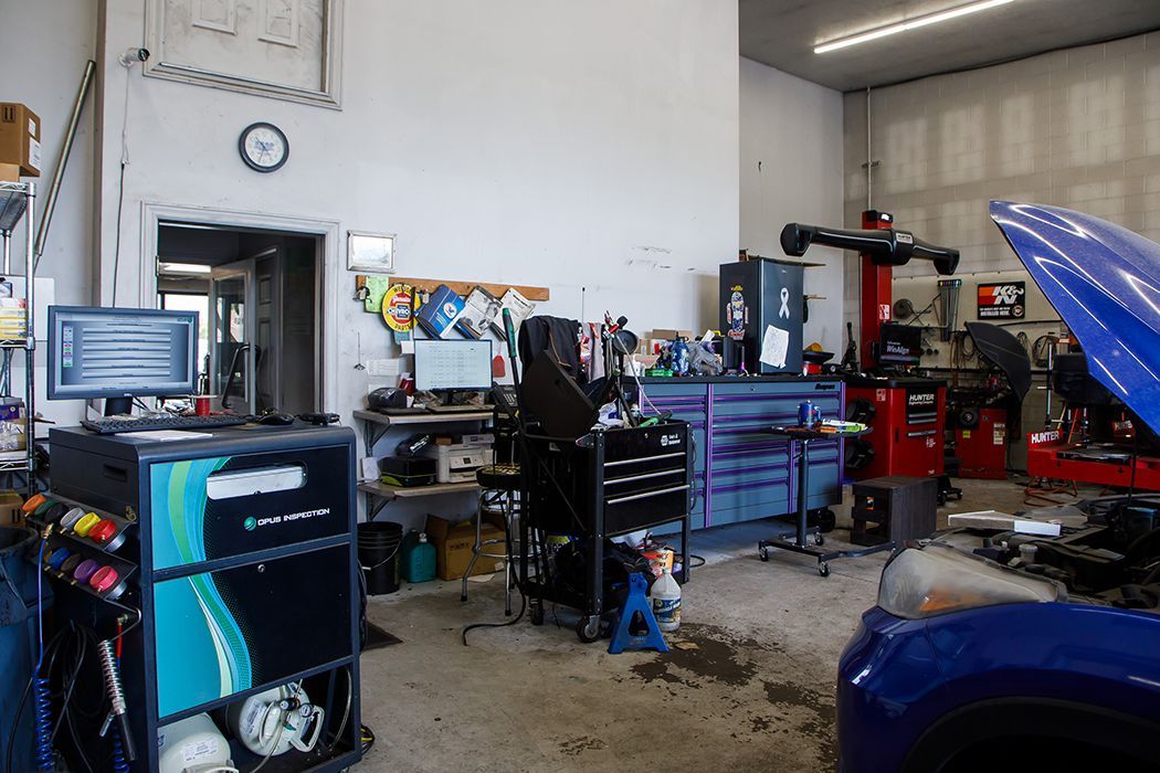 Inside of our garage in Centerville, UT | Baker Automotive