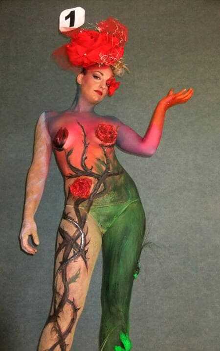 gare di bodypainting
