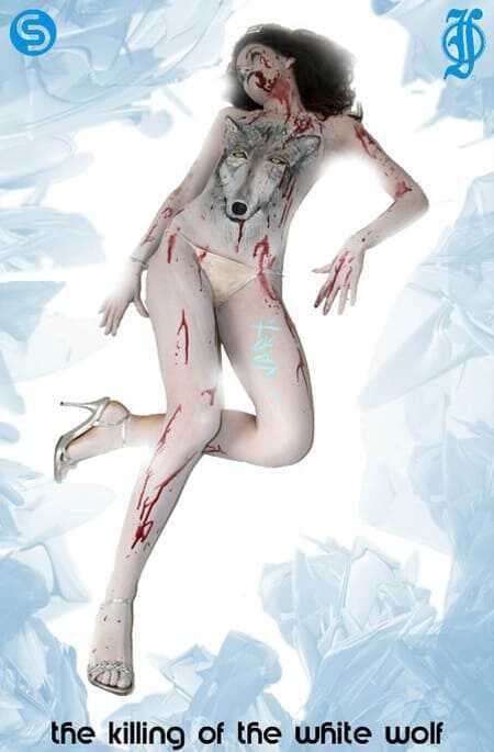 bodypainting 
shooting a Milano
