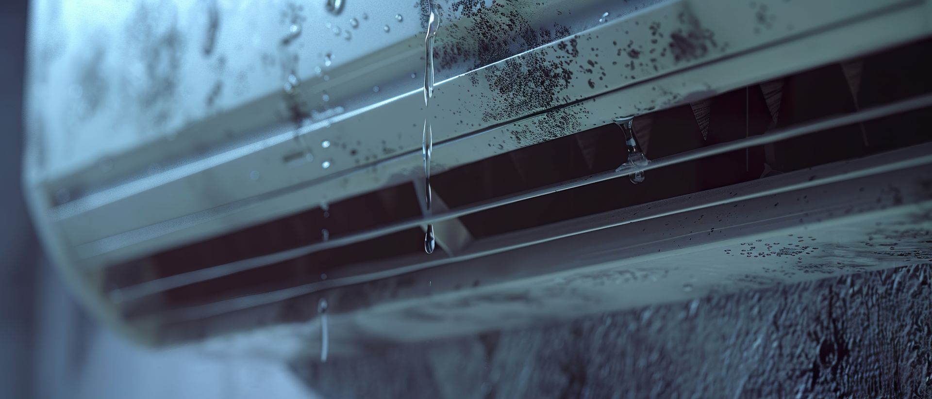 HVAC flooded with water