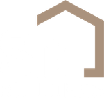 A brown house icon on a white background.