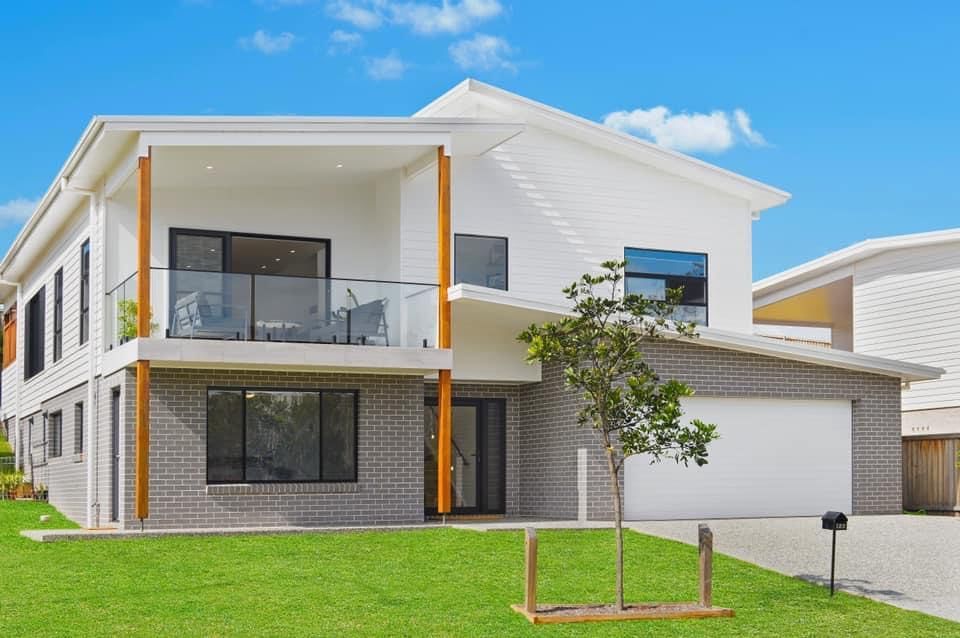Modern Home With Large Glass Windows — Draftworx Designs In Port Macquarie, NSW