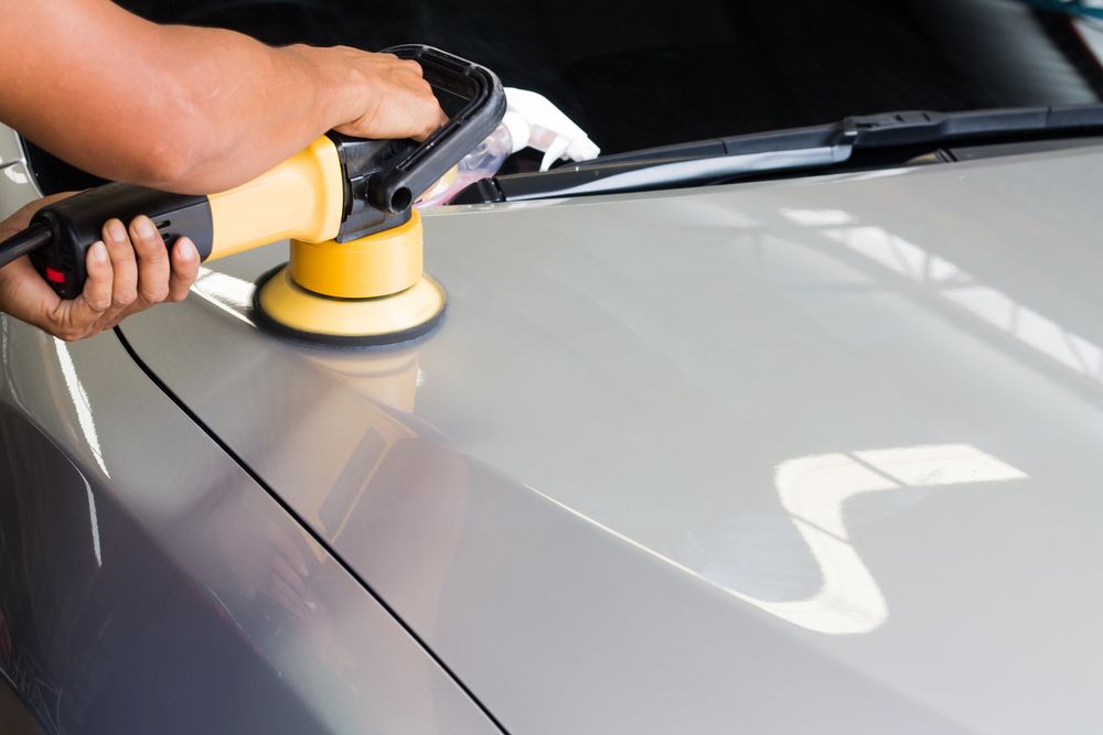 Car Painting Polishing And From Small Scratches — Panel Beater In Mission Beach, QLD