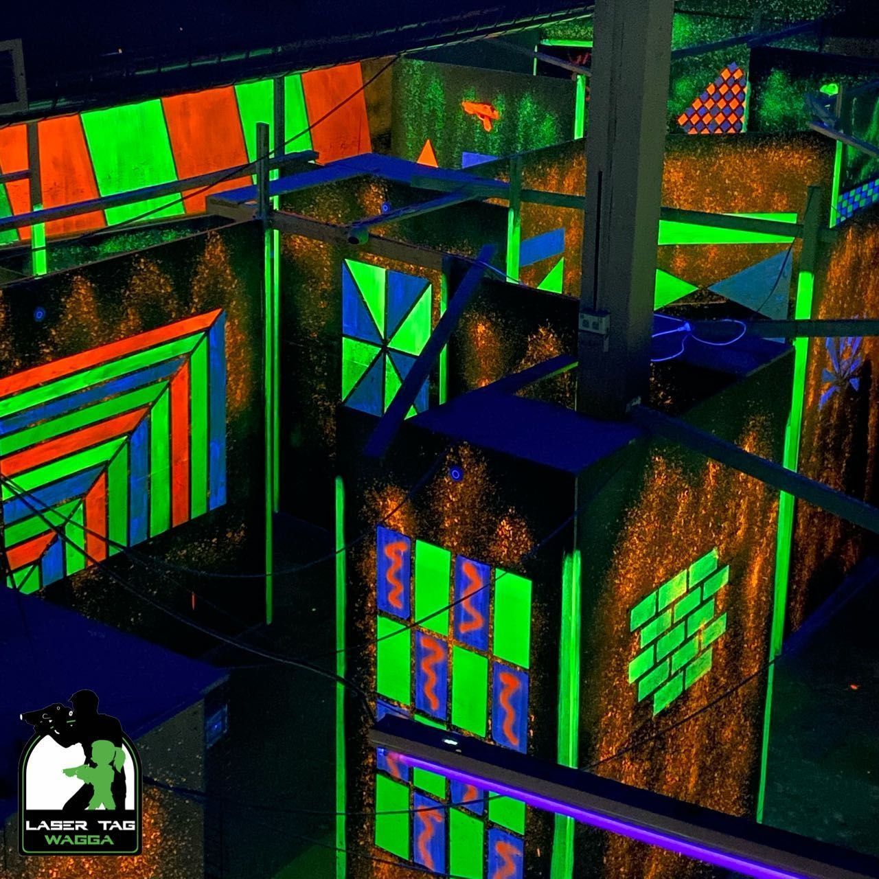 A Glow In The Dark Maze For Laser Tag — Laser Tag Wagga In Wagga Wagga, NSW