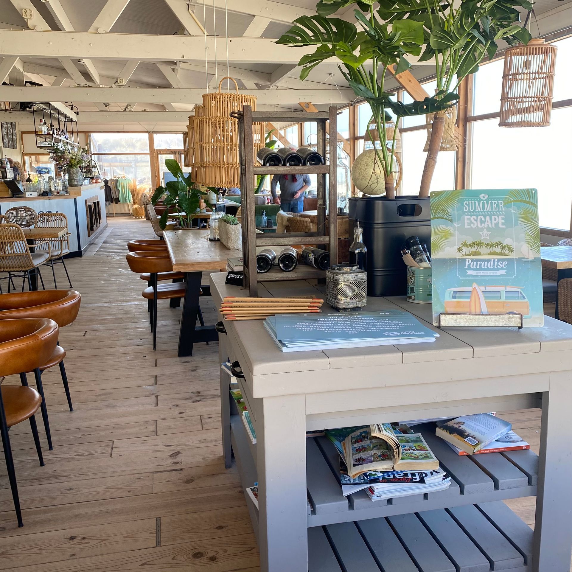 Strandpaviljoen-, fiets- en wandeltip: Strandpaal 21 op Texel