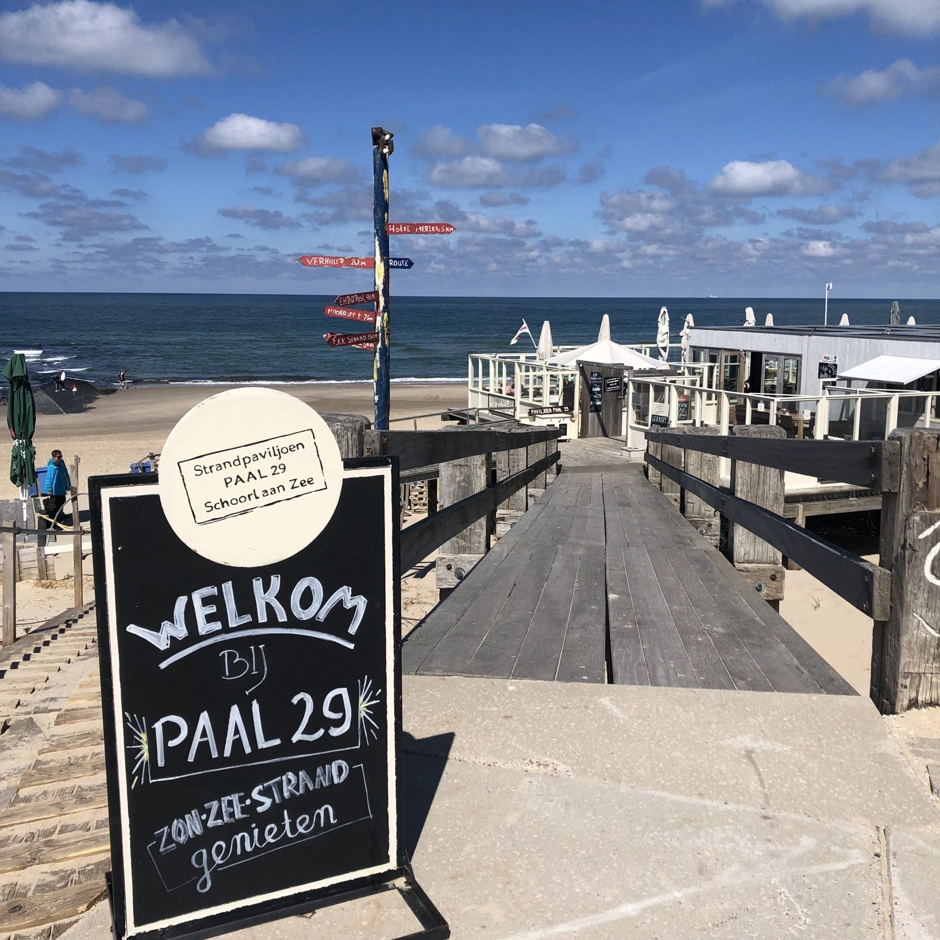 Koffie-, strandpaviljoen- en fietstip: Paal 29 in Schoorl aan Zee