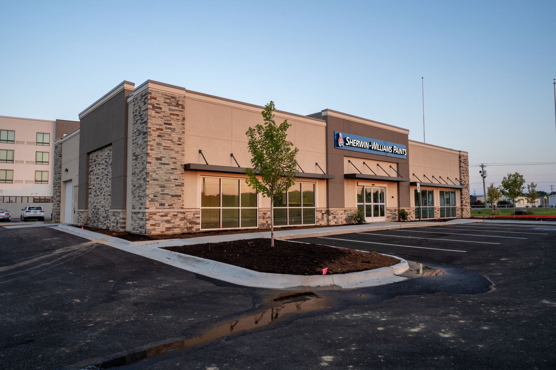 photo of a commercial build by stephen hay construction in central arkansas