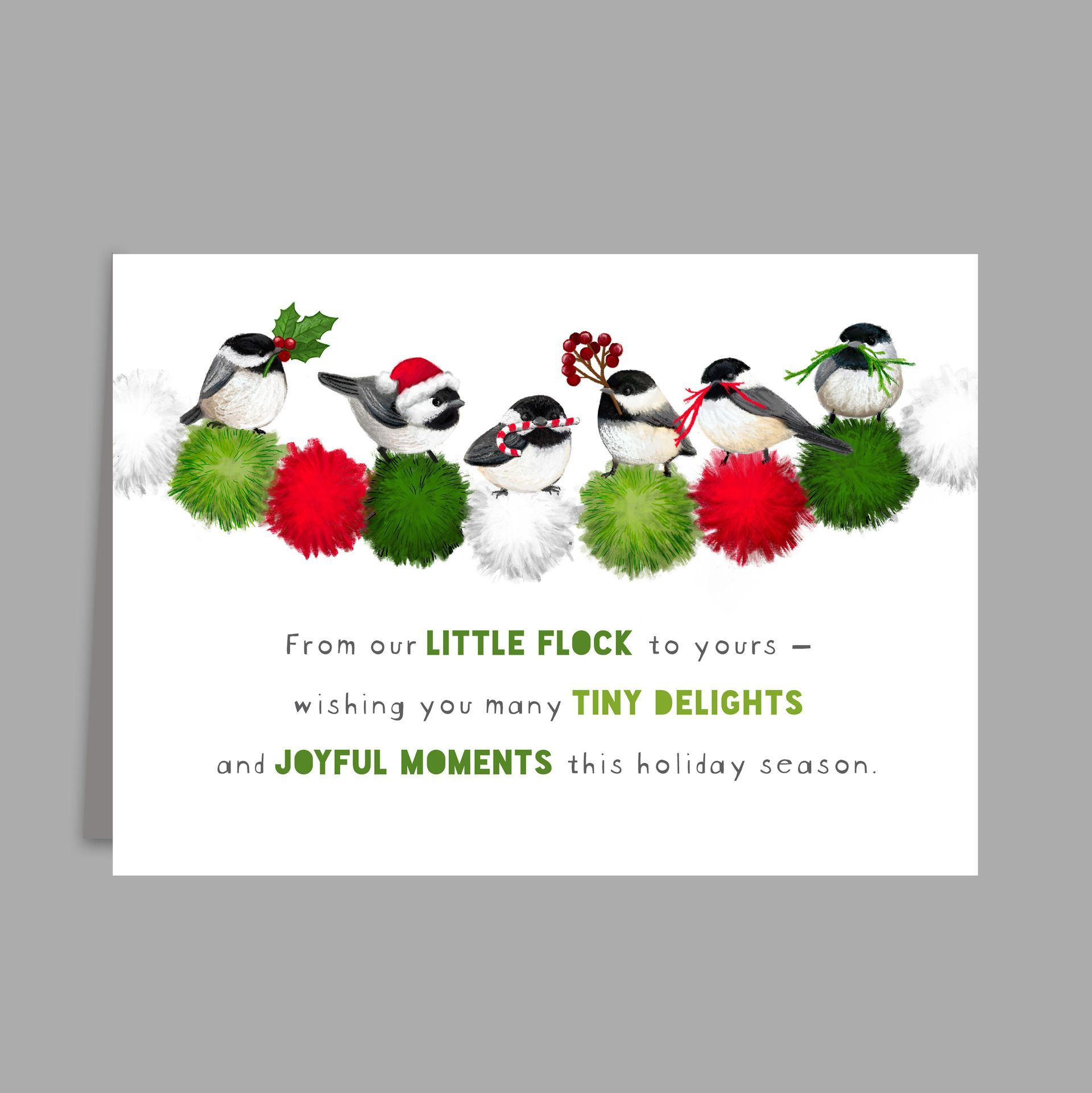 From our LITTLE FLOCK Card