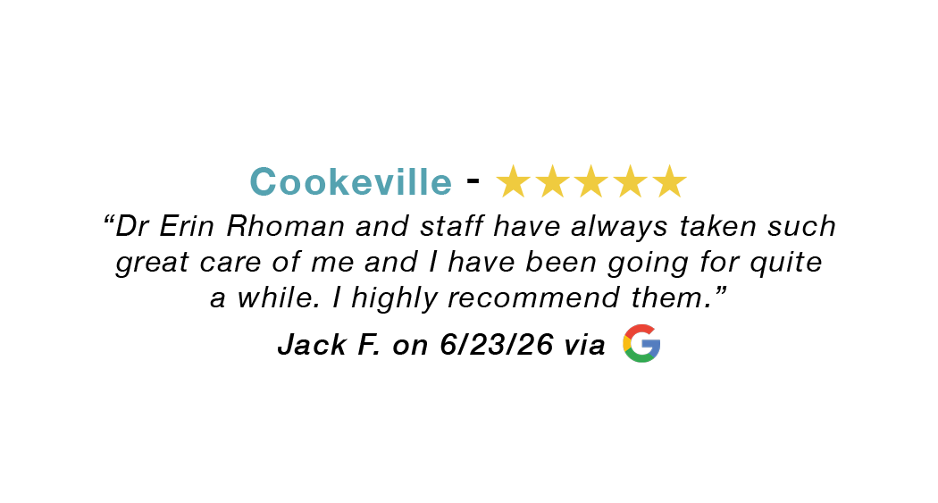 Cookeville 5-star review praising service and recommending them highly.