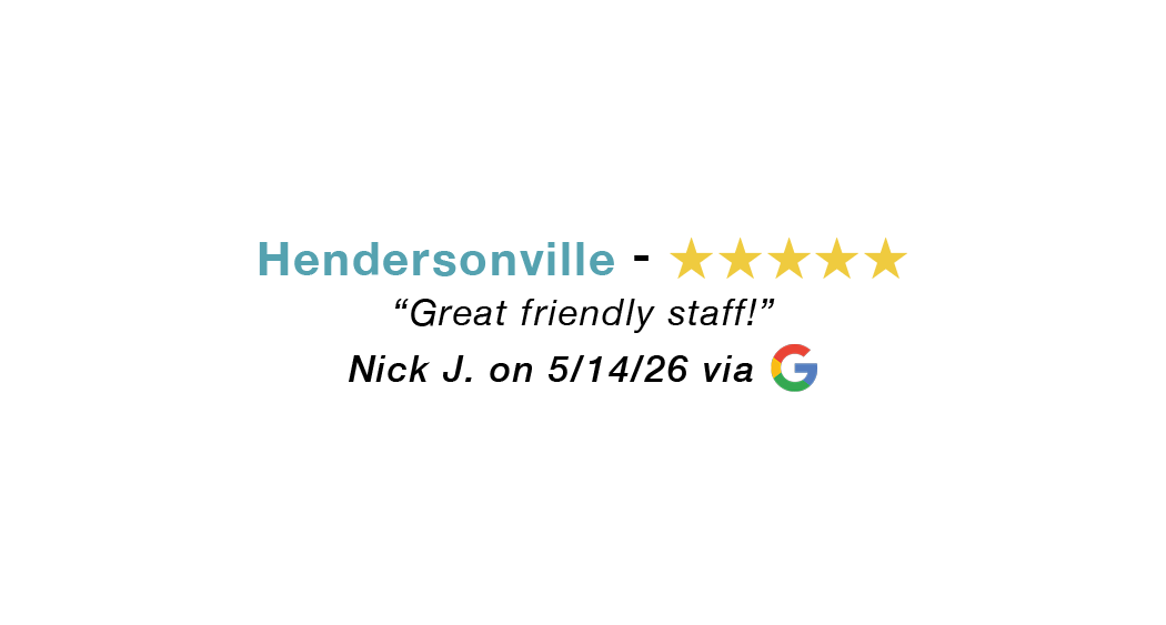 5-star Google review for our Hendersonville allergy clinic: Great friendly staff
