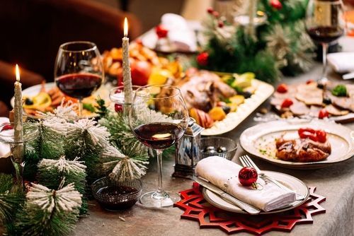 holiday table holiday table