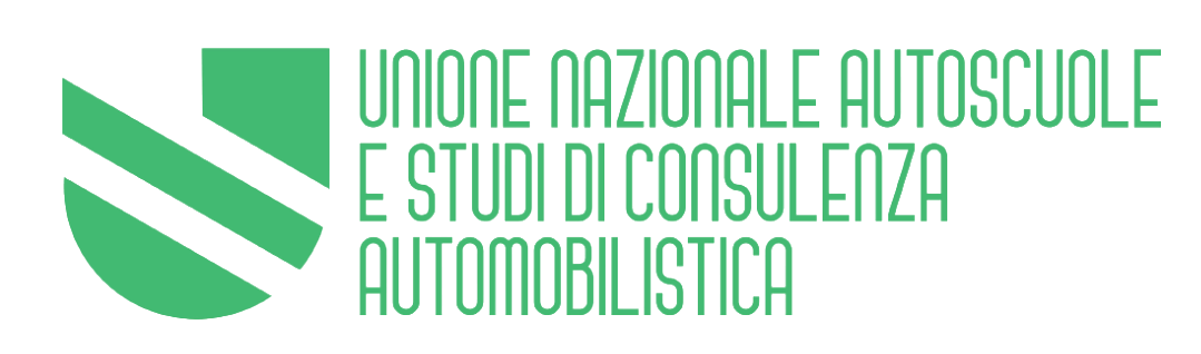 Logo green and white of Unione Nazionale Autoscuole e Studi di Consulenza Automobilistica
