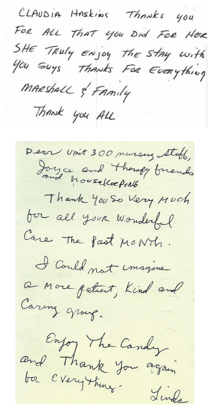 Testimonial 8 | Sunnyside Nursing and Post-Acute Care