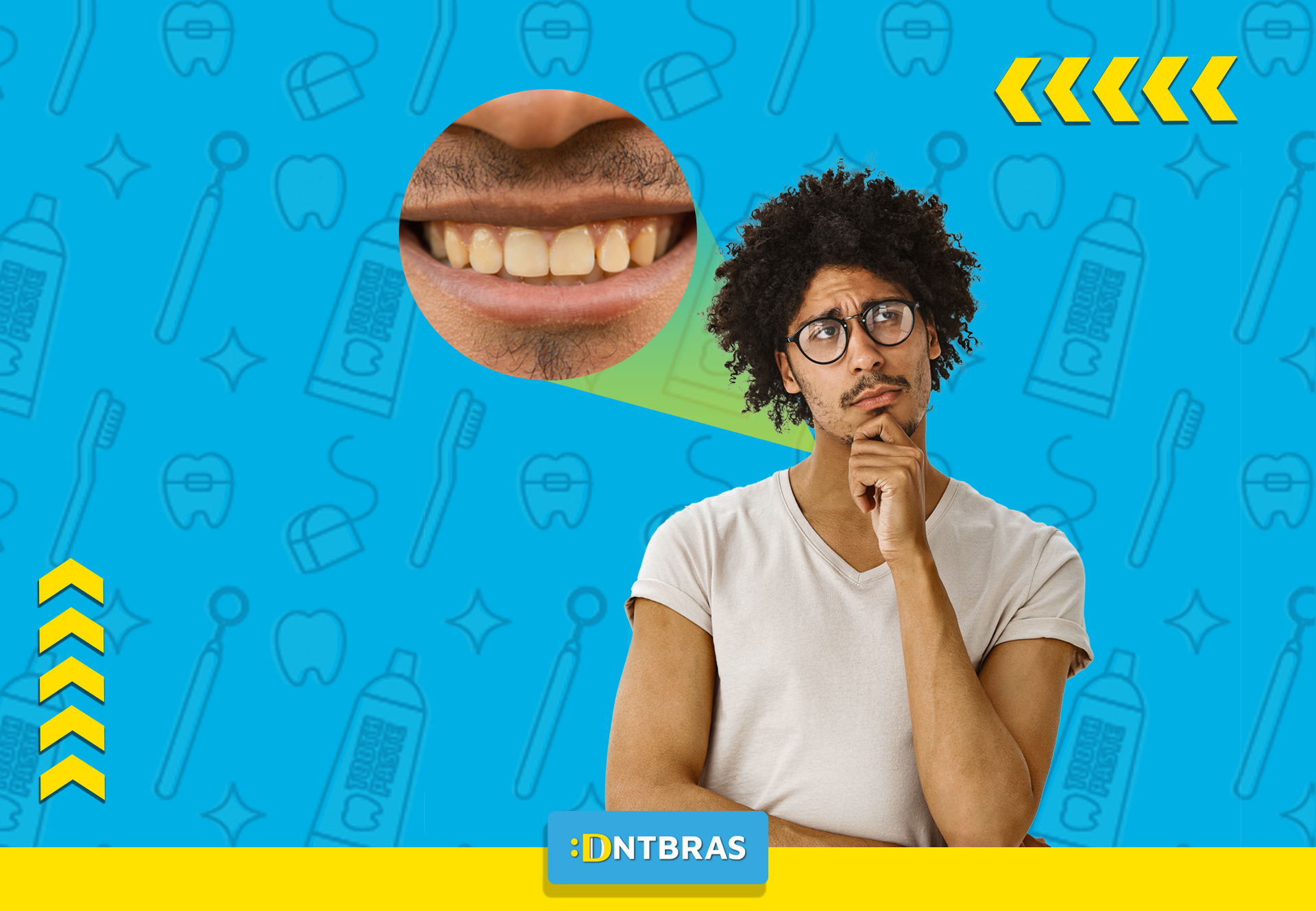 dentes amarelados; saúde bucal