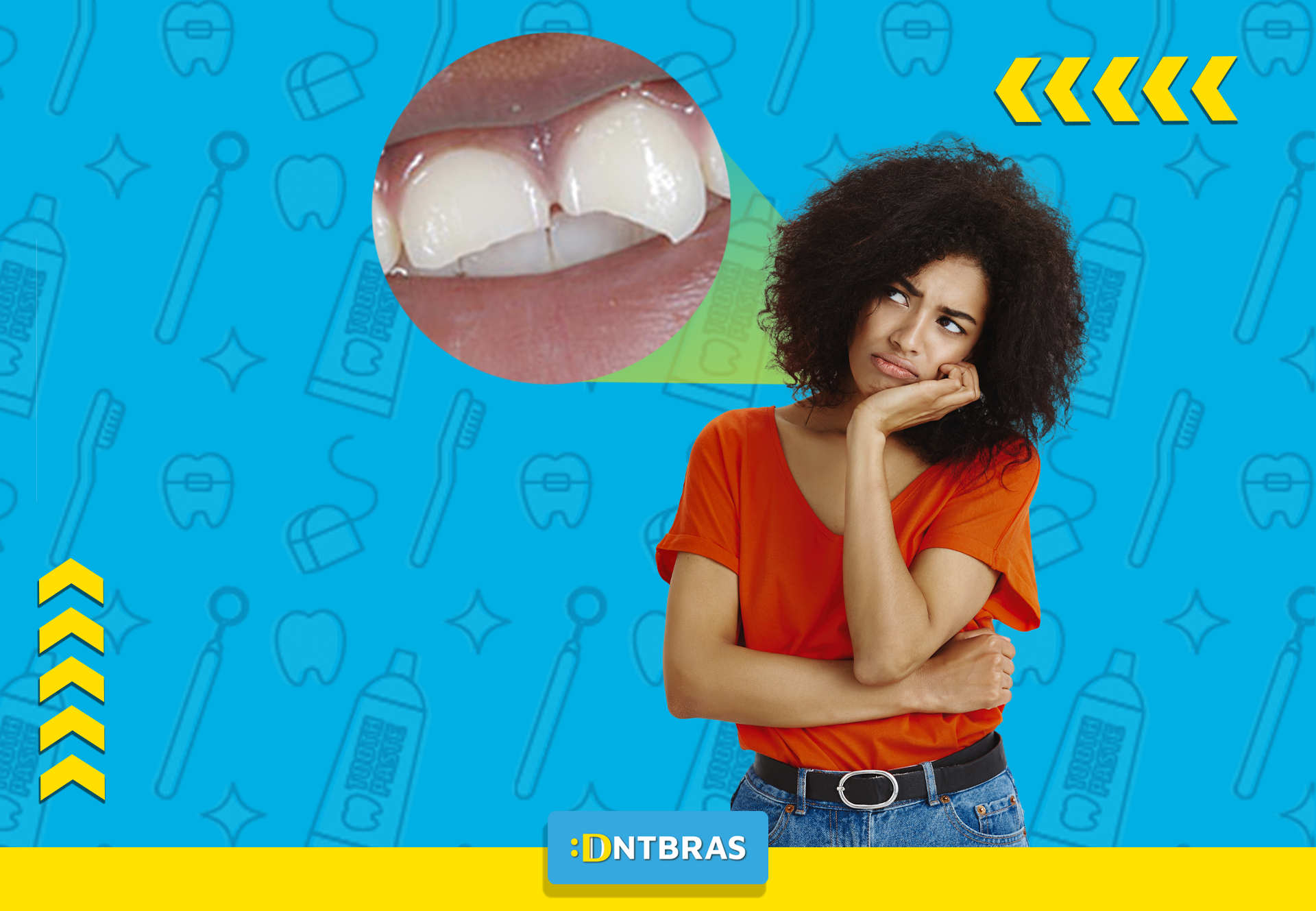 Dente quebrado; saúde bucal; odontologia