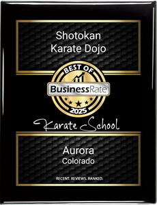 Award plaque: