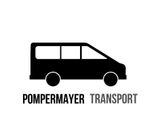 Black van logo with text “POMPERMAYER TRANSPORT” underneath