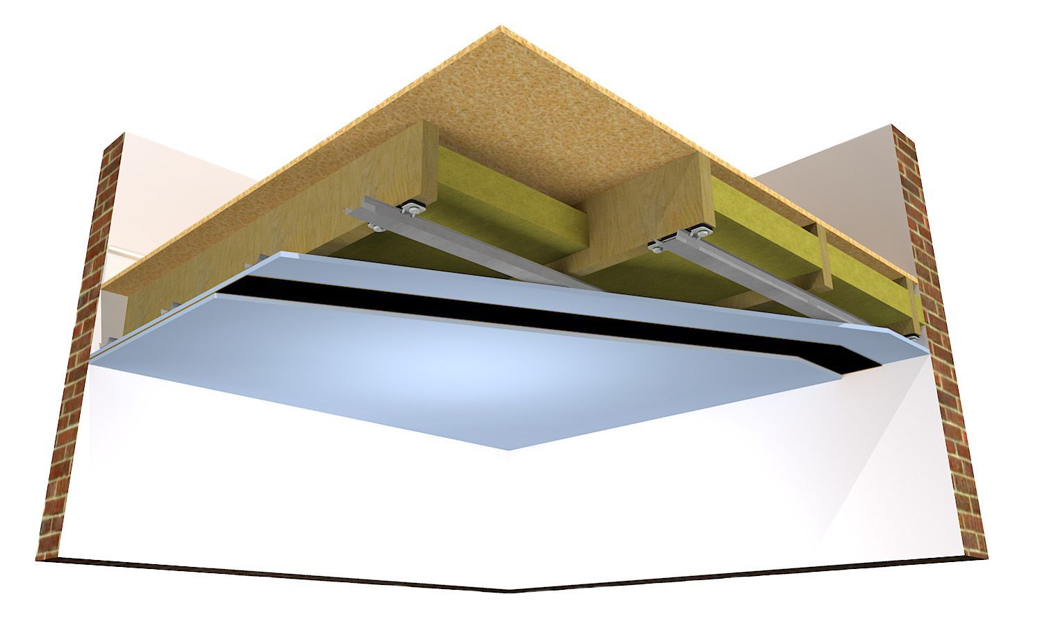 Home Cinema Ceiling Soundproofing with the ReductoClip Ceiling Solution