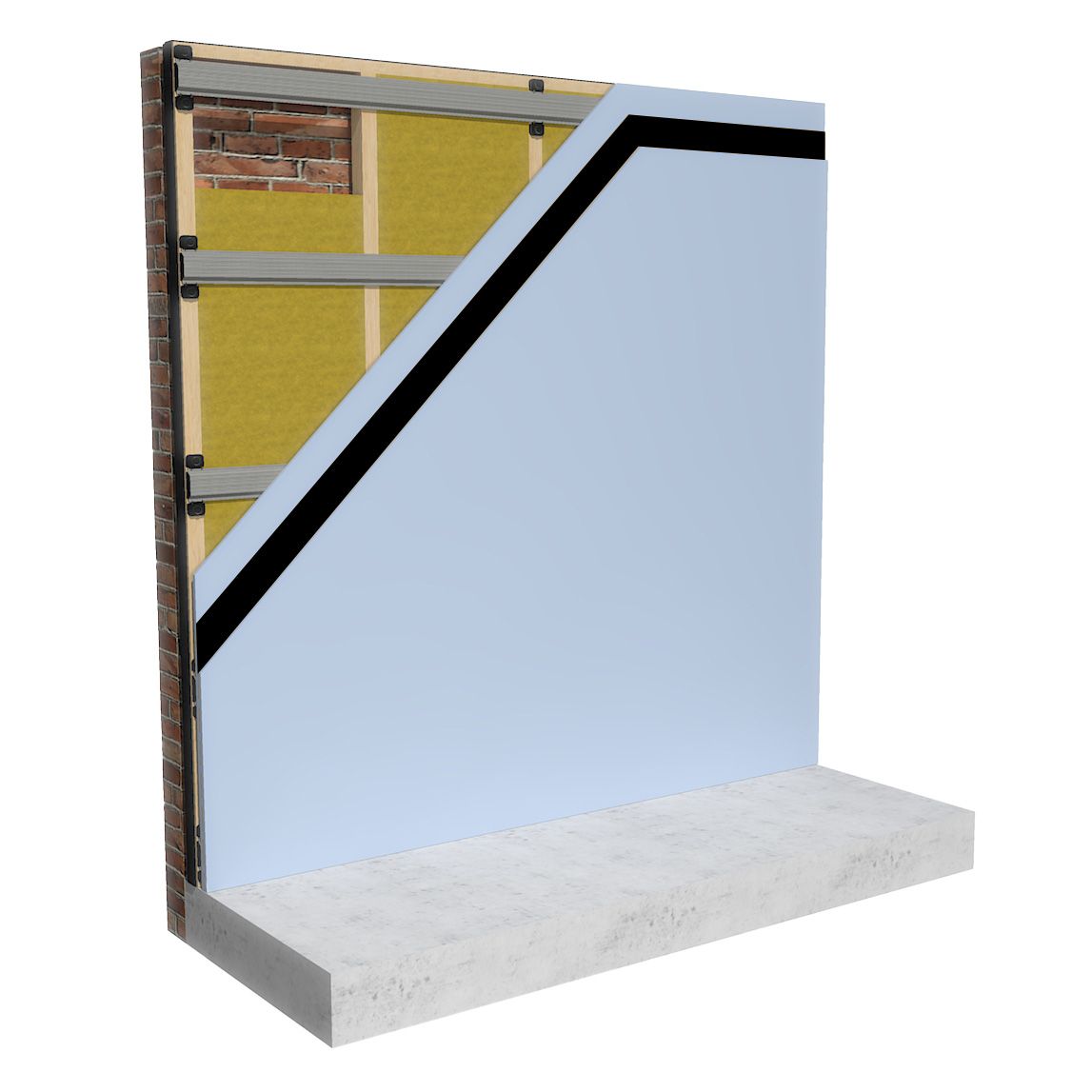 ReductoClip independent wall