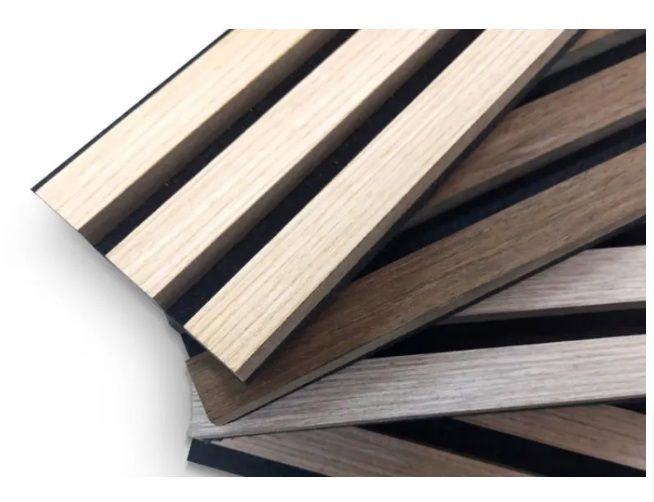 Wood acoustic panels
