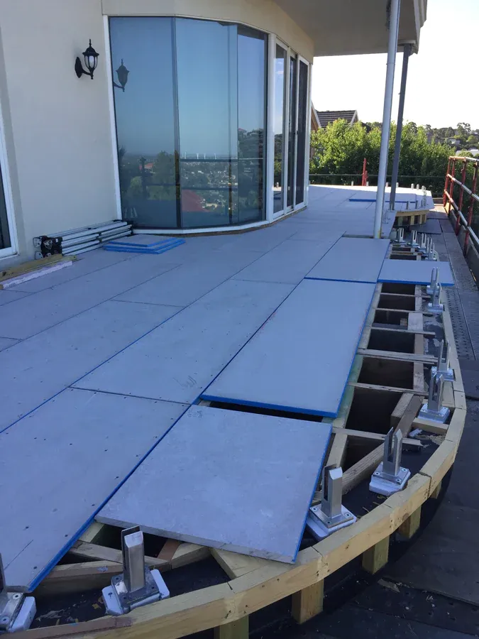 Tiled Deck