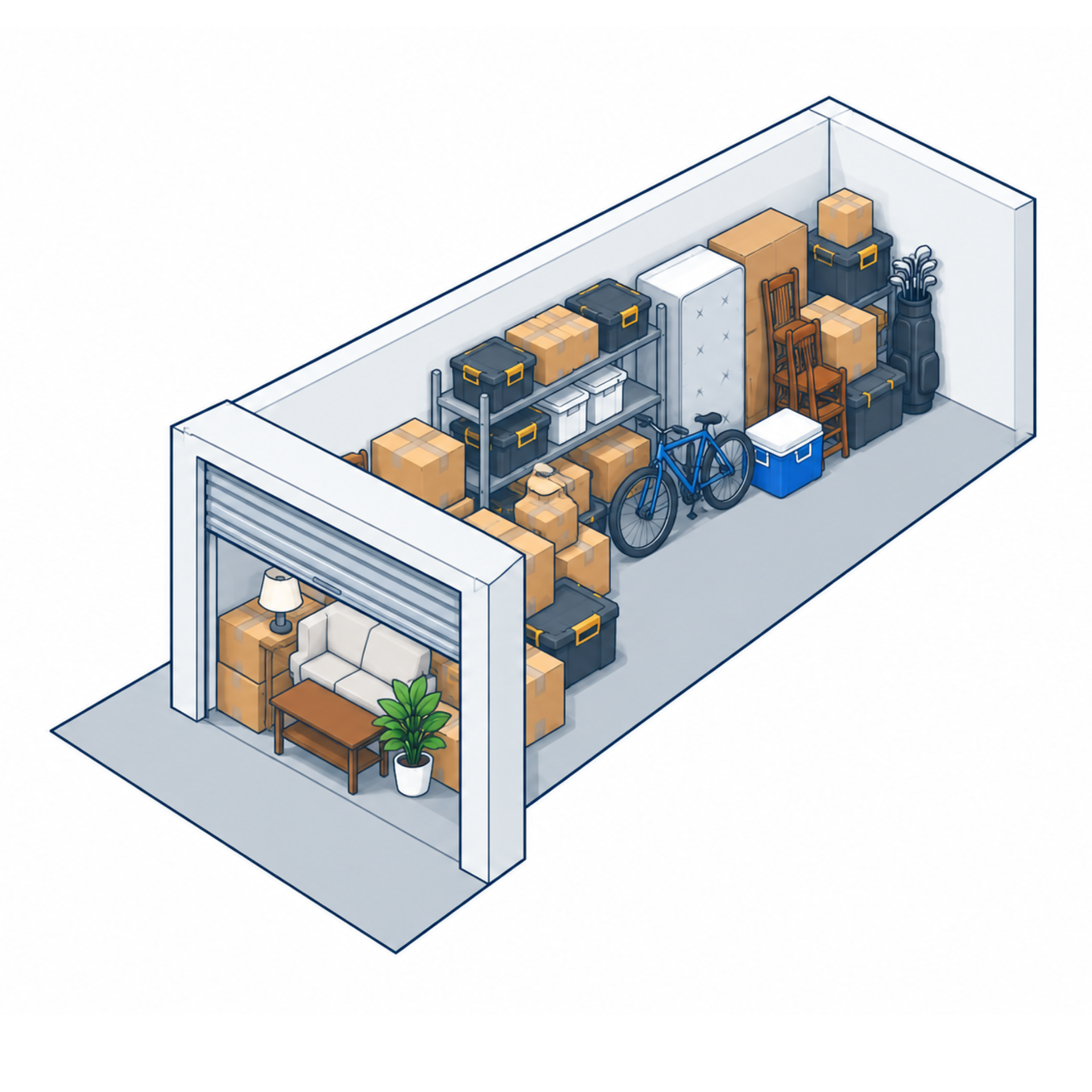 Drive-up storage units in Oklahoma City, OK