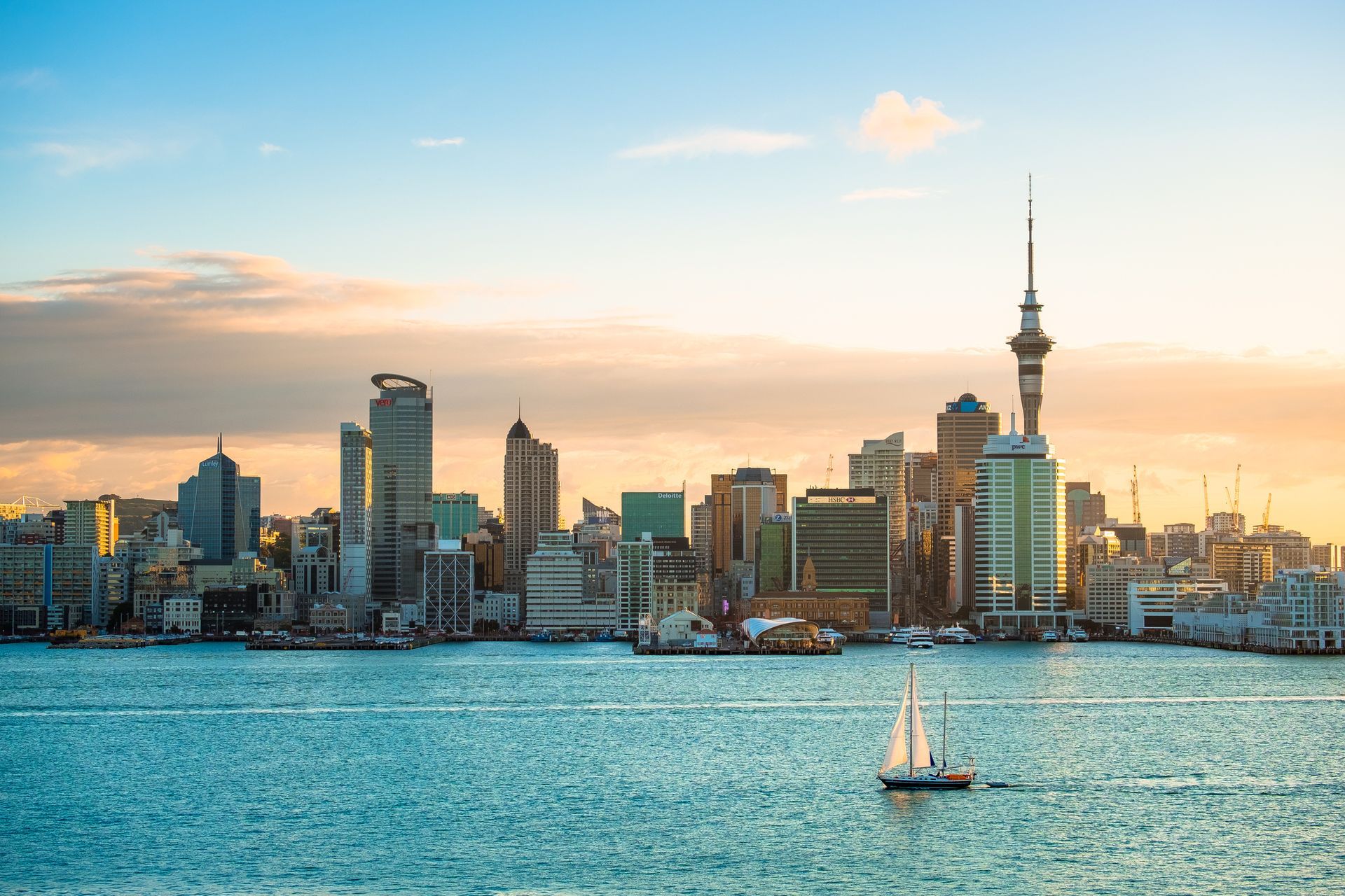 Auckland city skyline