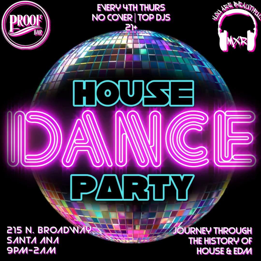 Monday Night poster for a music and comedy party