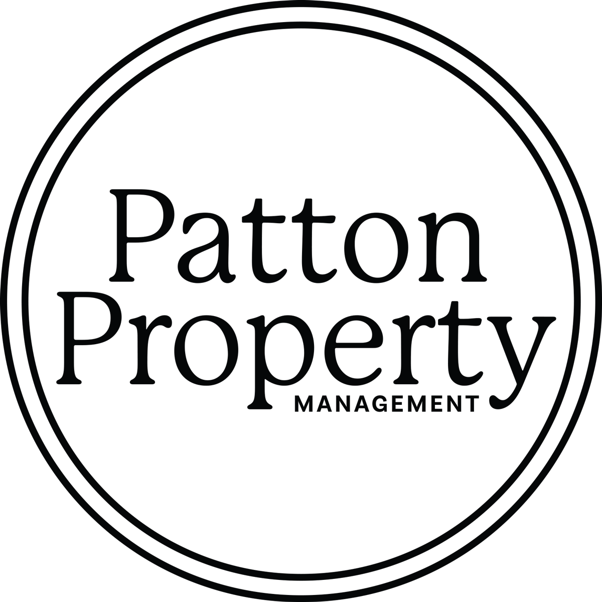 Patton Property Management Logo - Header