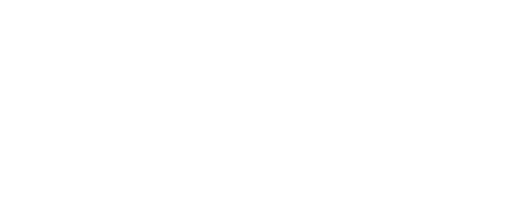 Ashley Cashon signature logo in white cursive font