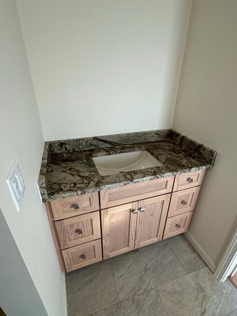 An example of stone countertop work by Ambiance Stone
