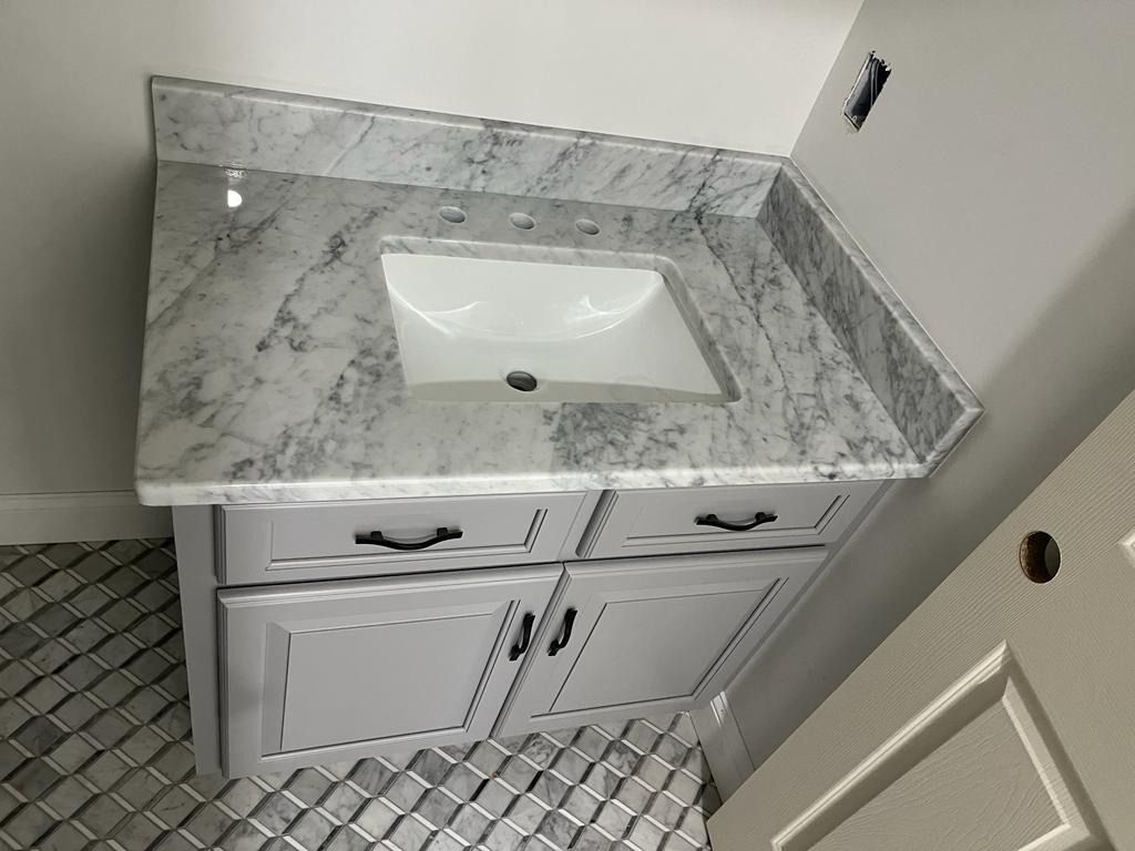 An example of stone countertop work by Ambiance Stone