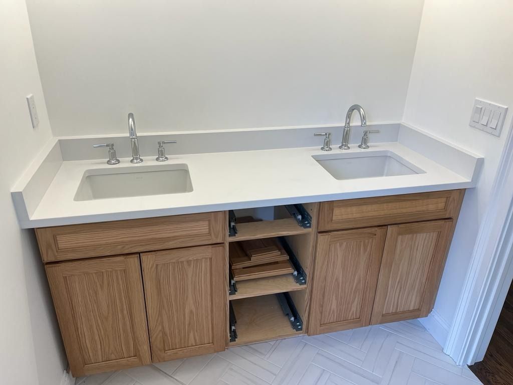 An example of stone countertop work by Ambiance Stone
