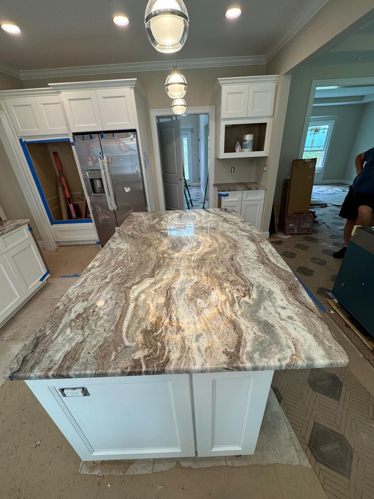 An example of stone countertop work by Ambiance Stone
