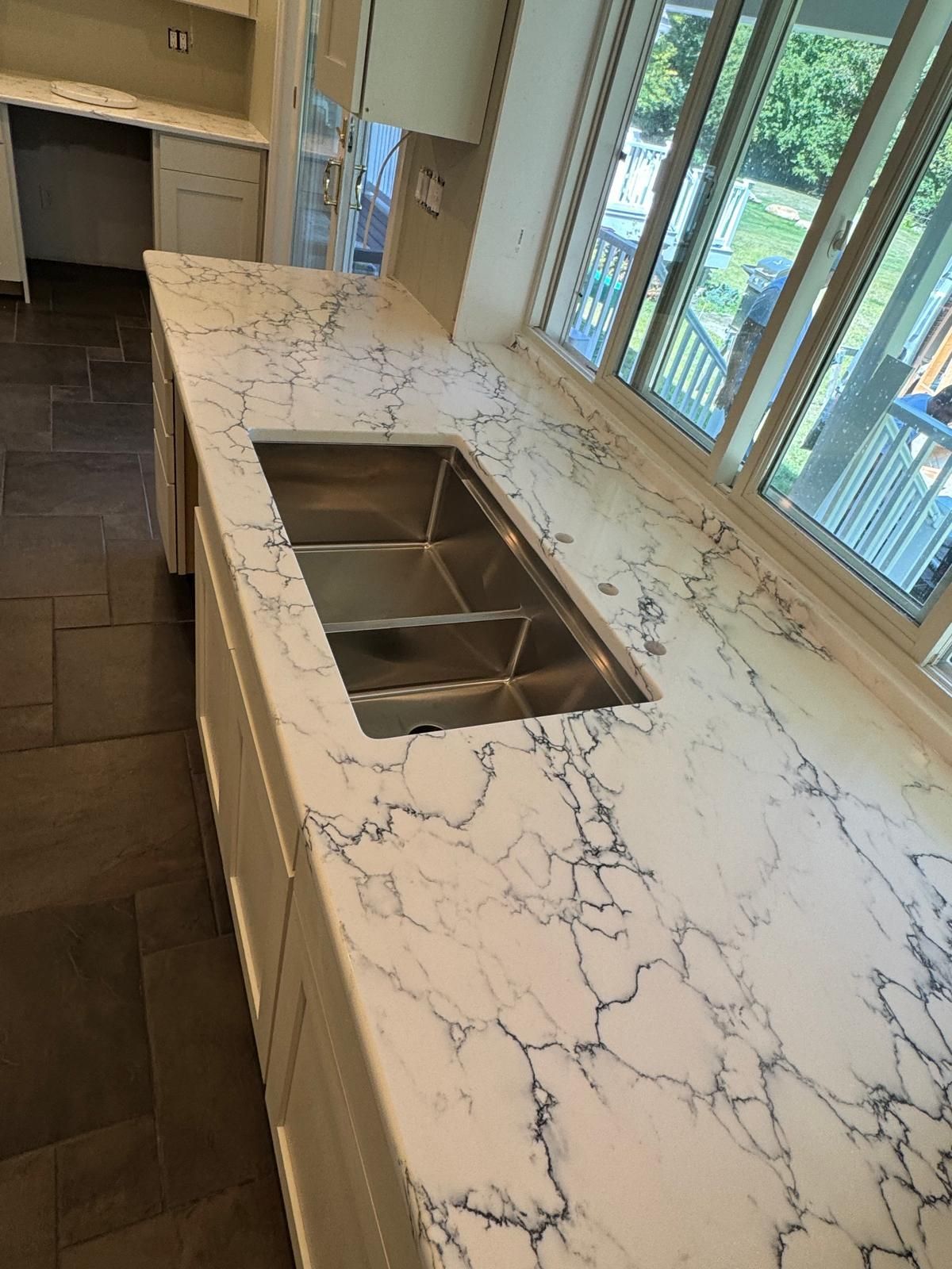 An example of stone countertop work by Ambiance Stone