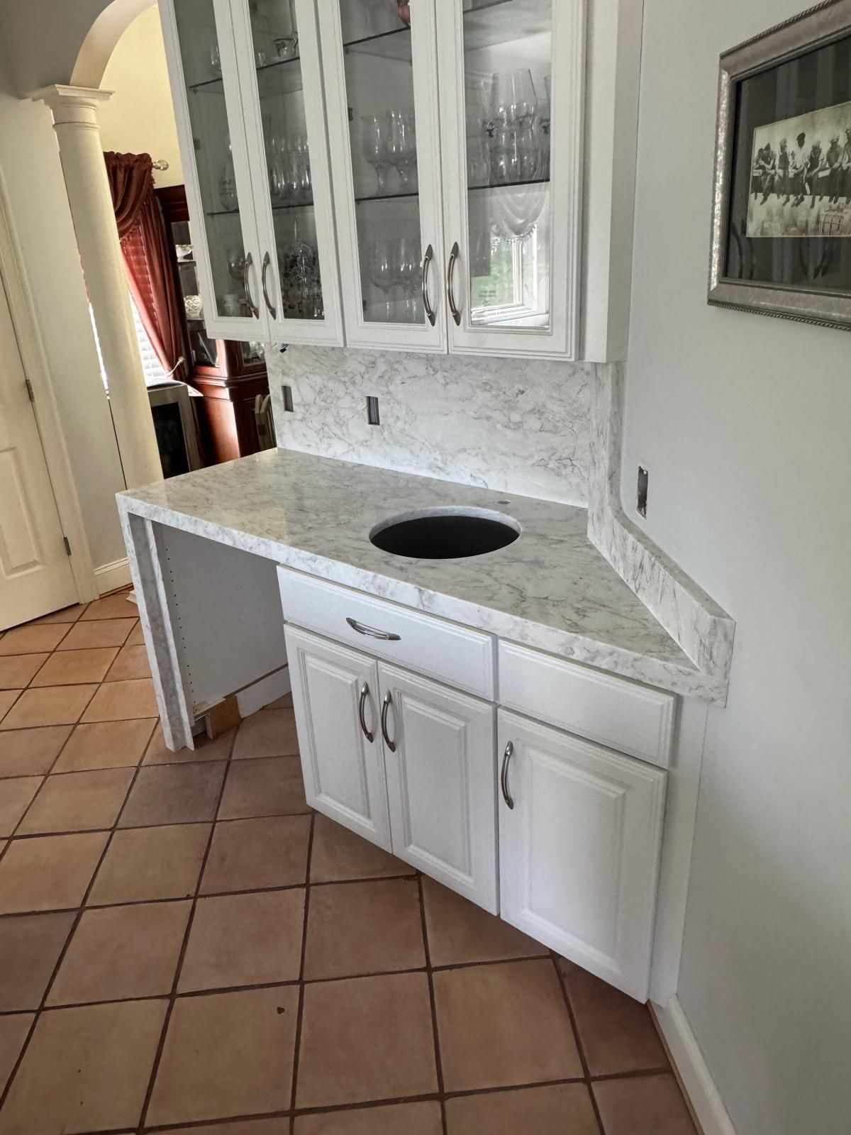An example of stone countertop work by Ambiance Stone