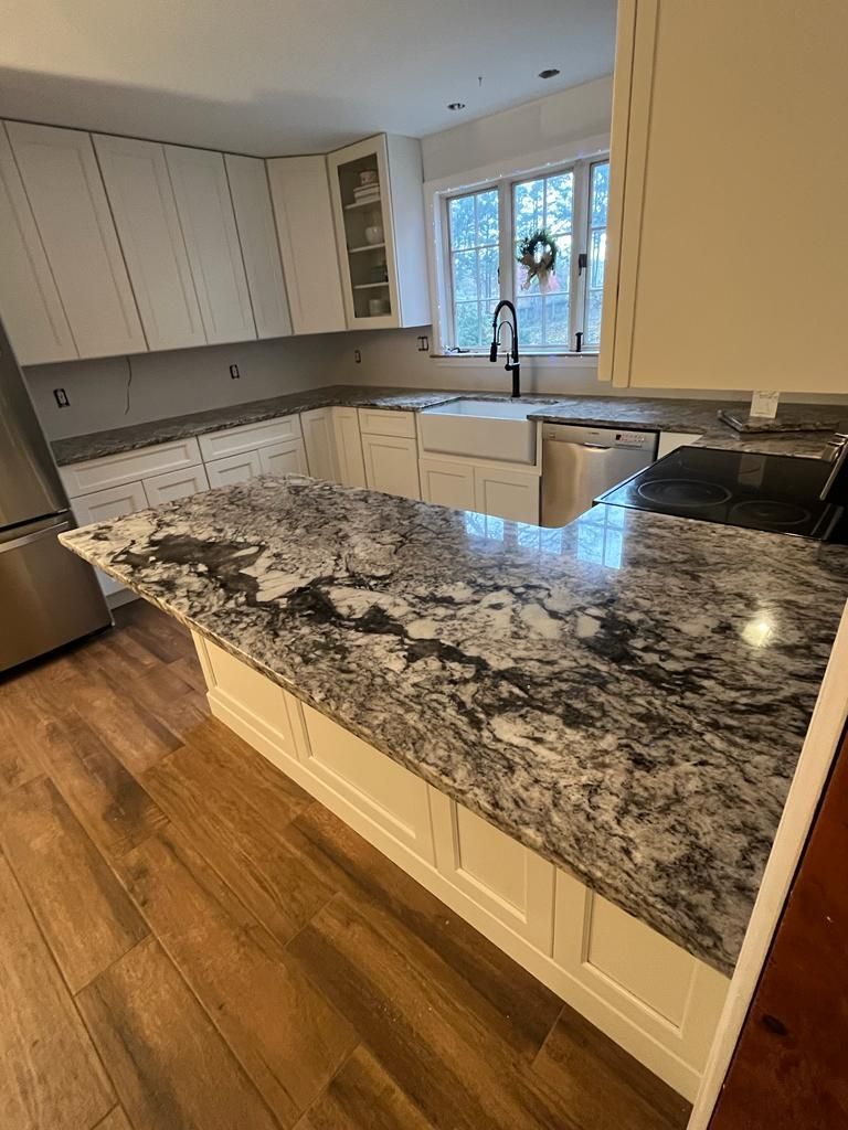 An example of stone countertop work by Ambiance Stone