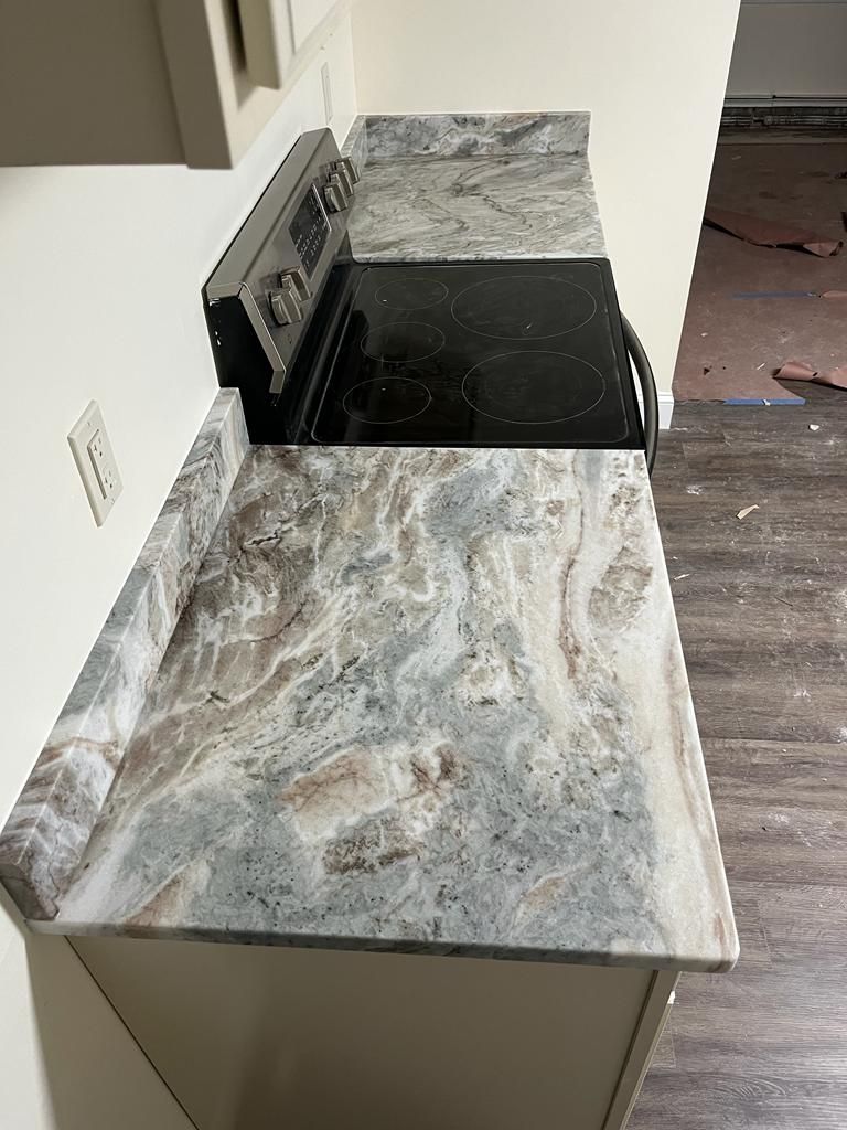 An example of stone countertop work by Ambiance Stone
