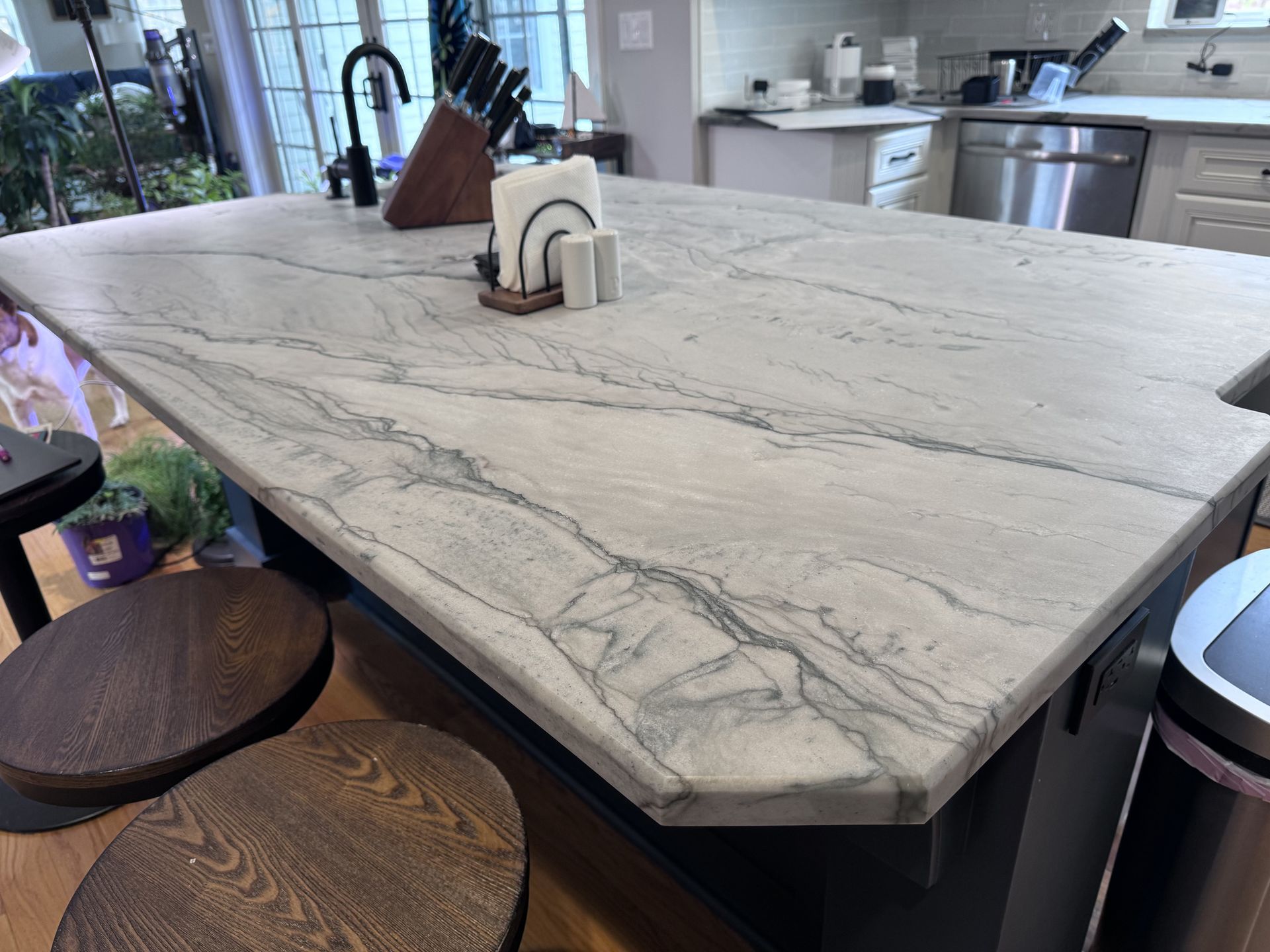 An example of stone countertop work by Ambiance Stone