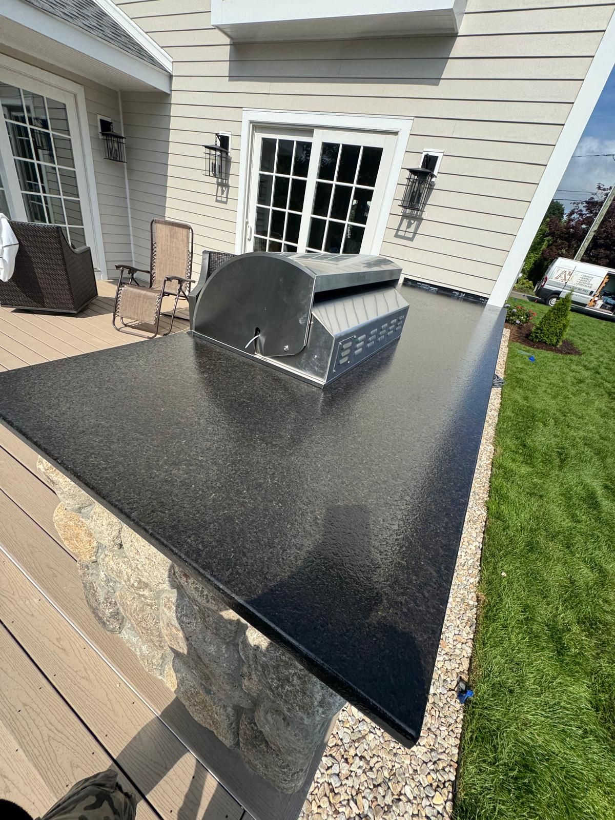 An example of stone countertop work by Ambiance Stone