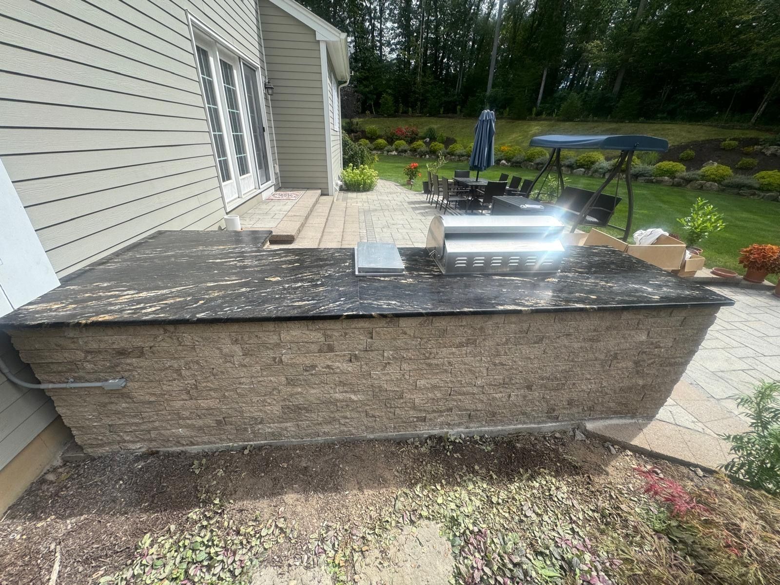 An example of stone countertop work by Ambiance Stone