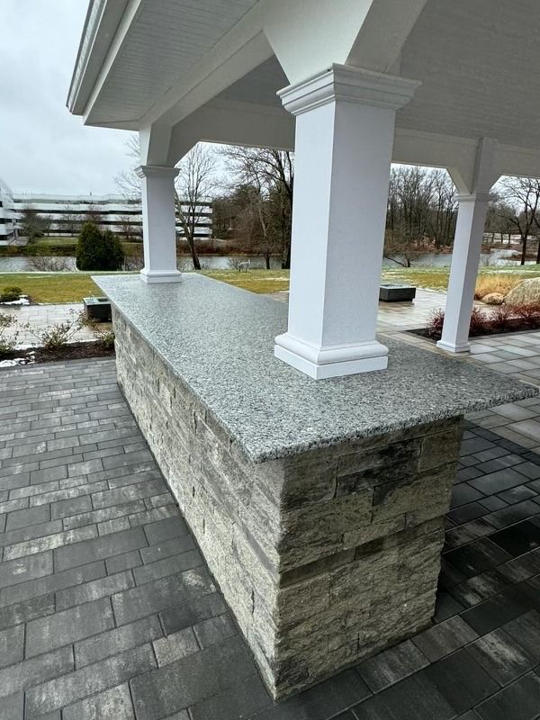 An example of stone countertop work by Ambiance Stone