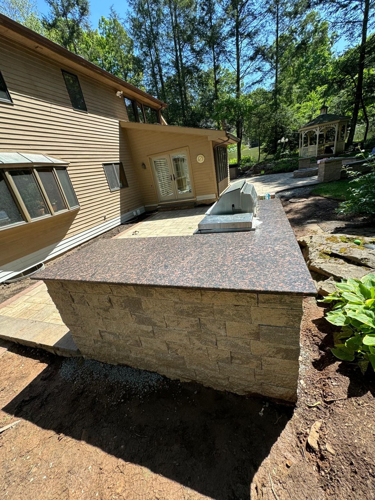 An example of stone countertop work by Ambiance Stone