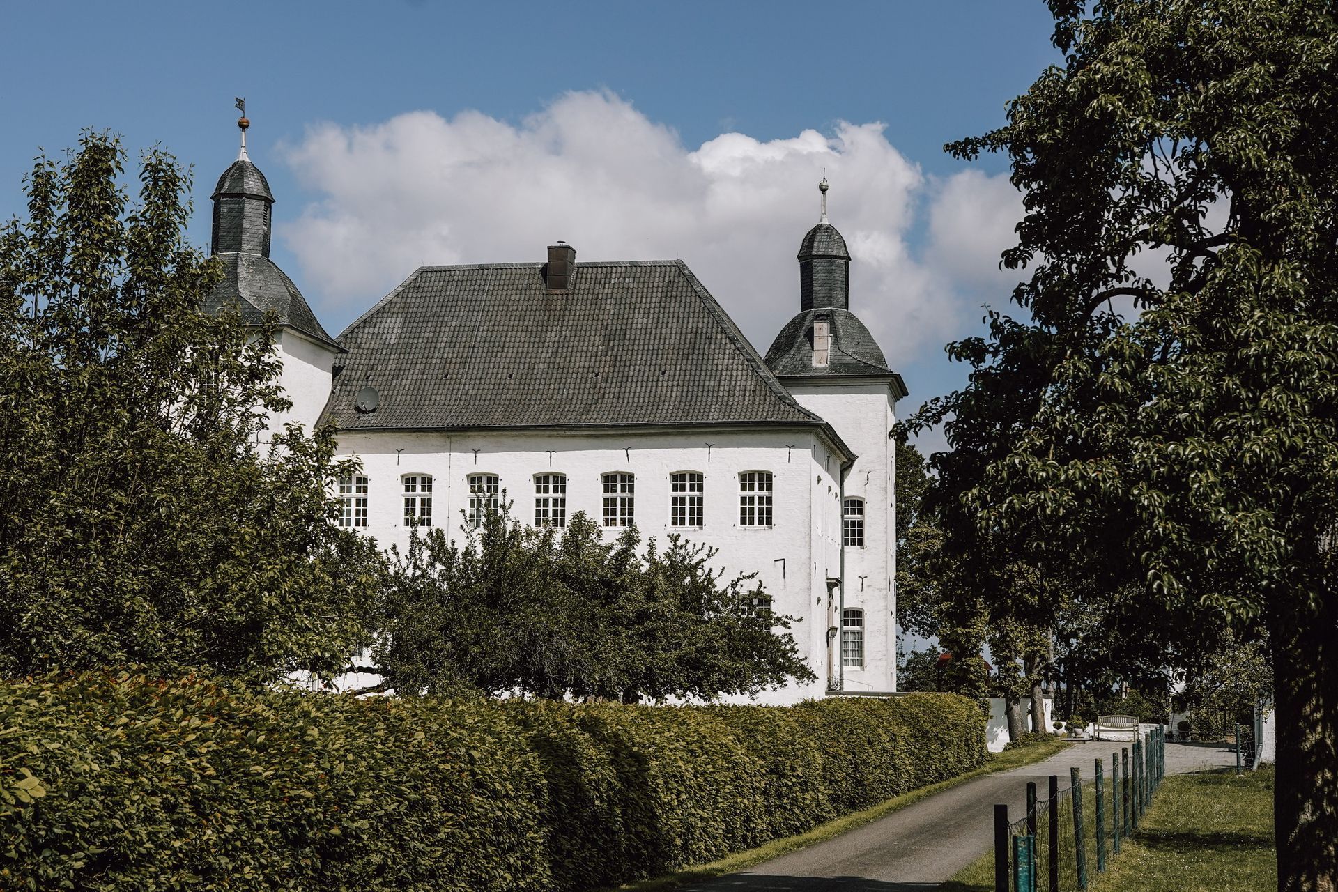 Wasserschloss Haus Neersdonk, Tönisvorst am Niederrhein.