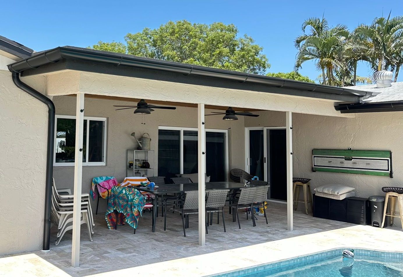 Residential gutter service in Cape Coral