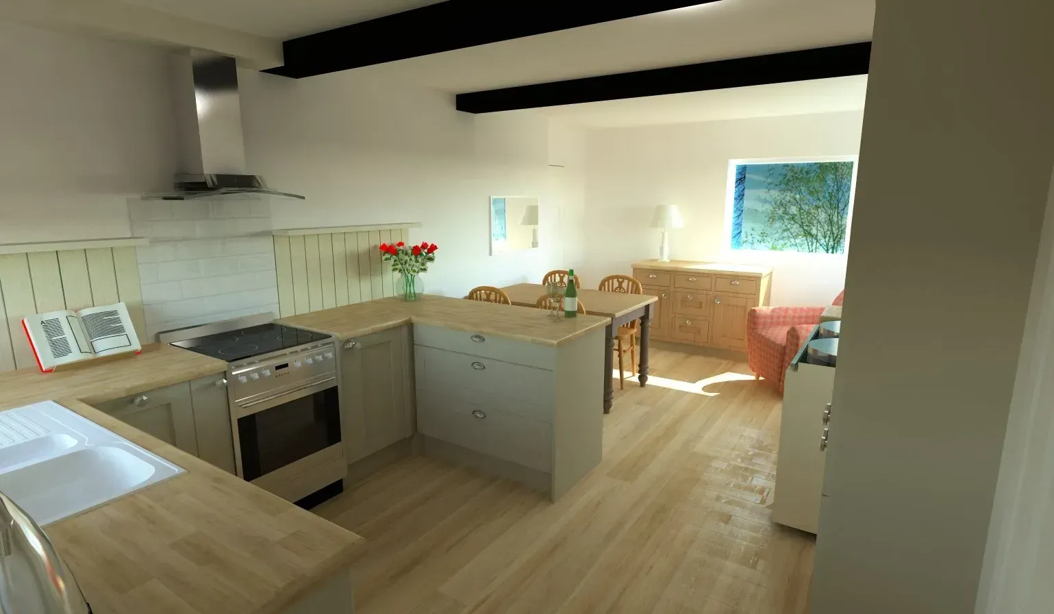 Martin Weaver Design, Warm & Comfortable interior CAD design for Mrs & Mrs C