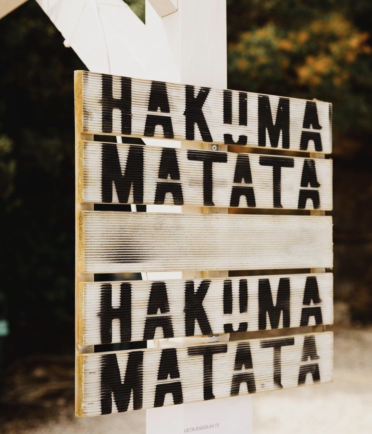 Hakuma Matata Tafel