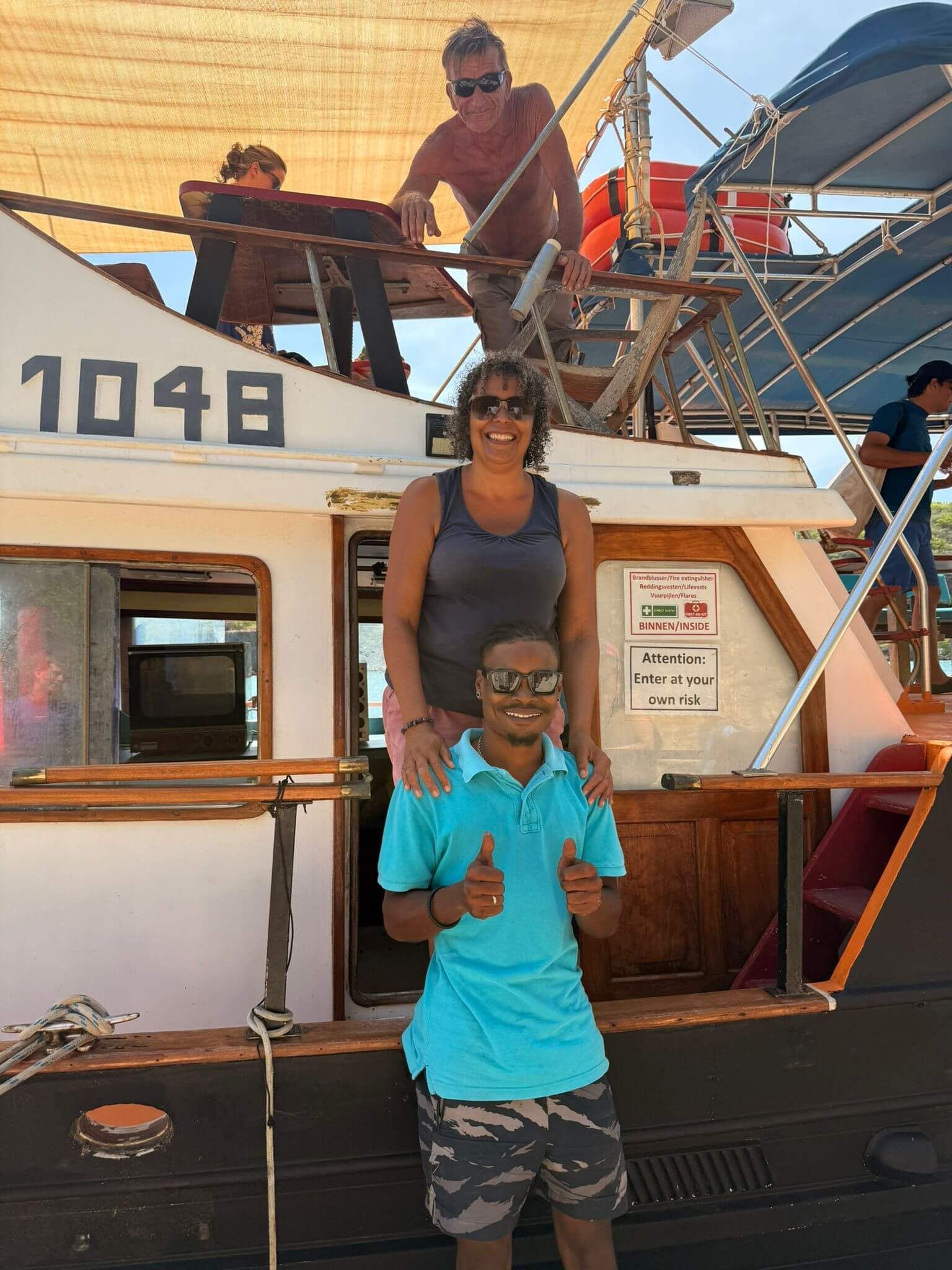 Bemanning/Eigenaren Budget Boat Trips Curacao