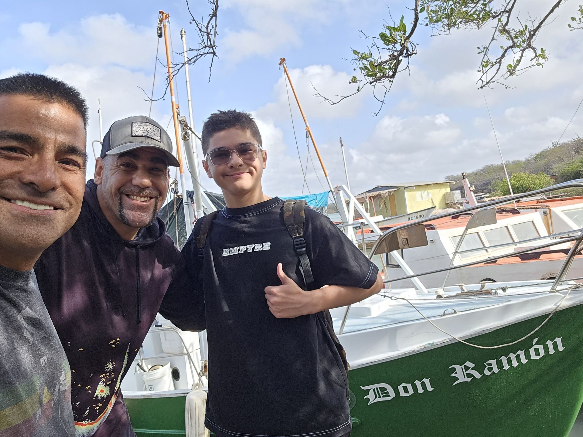 1e vistrip met kapitein Ramón